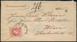 1869 5kr + 10kr Ajánlott Levélen 'PEST LIPÓTVÁROS' - Wien - Sonstige & Ohne Zuordnung