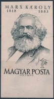 ** 1953 Marx ívszéli Vágott Bélyeg (8.000) - Other & Unclassified