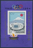 O 1964 Olimpia Tokió Vágott Blokk (5.000) - Other & Unclassified