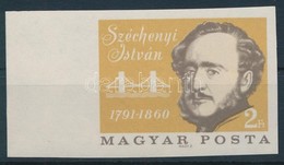 ** 1966 Események (IV) - Széchenyi István ívszéli Vágott Bélyeg - Other & Unclassified