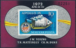 ** 1972 Apollo-16 Vágott Blokk (4.000) - Other & Unclassified