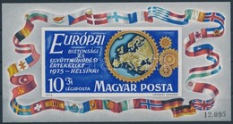 ** 1975 Europa Helsinki  Vágott Blokk (10.000) - Other & Unclassified