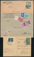 44 Db érdekes Vegyes Küldemény 1888-1952 - Other & Unclassified