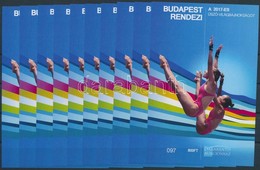 ** 2017 10 Db Budapest Rendezi A 2017-es úszó-világbajnokságot Emlékív (15.000) - Sonstige & Ohne Zuordnung