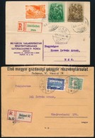 1918-1944 13 Db Ajánlott Levél, Közte Néhány Expressz Is - Sonstige & Ohne Zuordnung