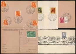 1937-1946 48 Db Levél és Kivágás Emlék Bélyegzésekkel, összesen 83 Db Bélyeggel - Otros & Sin Clasificación