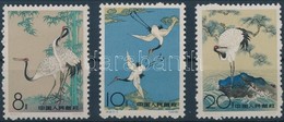 ** Kínai Népköztársaság 1962  Darvak Festmény Sor Mi 640-642 (Mi EUR 150.-) - Other & Unclassified