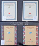** Franciaország Vöröskereszt Füzetek 1959-1975 Másodpéldányokkal Lindner Levélberakóban (Mi EUR 1.014.-) - Other & Unclassified