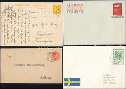 18 Db Skandináv FDC és Díjjegyes - Other & Unclassified