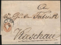 1861 10kr Levélen ,,ERLAU' - ,,KASCHAU' - Other & Unclassified