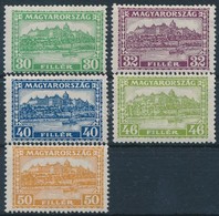 ** 1928 Pengő-Fillér (II.) 5 Klf érték (10.800) (40f Betapadás) - Other & Unclassified