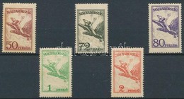 * 1927 Repülő Sor 5 értéke / Mi 435-437 + 468-469 - Altri & Non Classificati