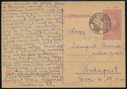 1943 Díjjegyes Levelezőlap 'BORSA-MÁRAMAROSSZIGET' Mozgóposta Bélyegzéssel - Sonstige & Ohne Zuordnung