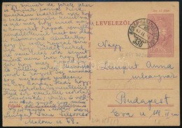 1943 Díjjegyes Levelezőlap 'BORSA-MÁRAMAROSSZIGET' Mozgóposta Bélyegzéssel - Other & Unclassified