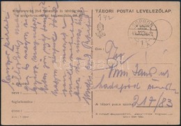 1942 Tábori Posta Levelezőlap '217/83' - Altri & Non Classificati