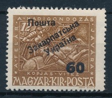 ** Ungvár II. 1945 Hadigondozás 60/12f Bodor Vizsgálójellel (35.000) - Andere & Zonder Classificatie