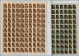 ** 1946 Betűs 8 Db 100-as ív / 8 Complete Sheets - Other & Unclassified