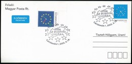2003 Az EU Postai Levelezőlap (ritka) 130Ft Bélyeggel Díjkiegészítve, Ritkaság - Other & Unclassified