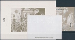 ** 1999 Mátyás Király Feketenyomat + Nagyméretű Karton Feketenyomat + Elnökségi Ajándék Azonos Sorszámmal (17.500) - Sonstige & Ohne Zuordnung