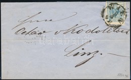 1855 Levél 9kr Bérmentesítéssel 'WIEN' - 'Linz' - Autres & Non Classés