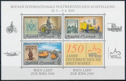 ** 2000 Nemzetközi Bélyegkiállítás WIPA 2000, Bécs (IV) Blokk,
International Stamp Exhibition WIPA 2000, Vienna (IV) Blo - Altri & Non Classificati