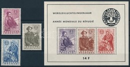 ** 1960 Menekültek éve Sor Mi 1182-1184 + Blokk Mi 26 - Sonstige & Ohne Zuordnung