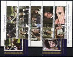 ** 2011 William Herceg és Kate Middleton - Királyi Eljegyzés Sor Mi 801-802 + Kisív Mi 803-812 + 4 Klf Blokk Mi 85-88 - Sonstige & Ohne Zuordnung