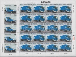 ** 2013 Europa CEPT Postai Járművek Kisívpár Mi 781-782 - Otros & Sin Clasificación