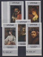 ** 1968 Rembrandt Festmények (II.) Sor Mi B756-B760 - Sonstige & Ohne Zuordnung