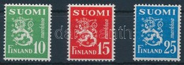 ** 1952 Forgalmi Sor,
Definitive Set
Mi 403-405 - Sonstige & Ohne Zuordnung