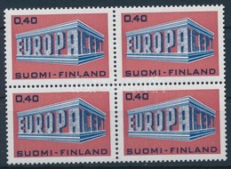 ** 1969 Europa CEPT Négyestömb,
Europa CEPT Block Of 4
Mi 656 - Altri & Non Classificati