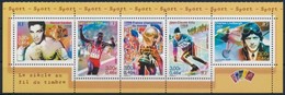 ** 2000 Sport ötöscsík,
Sport Stripe Of 5
Mi 3453-3457 - Autres & Non Classés