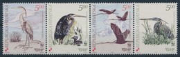 ** 2004 WWF Vörösgém Négyescsík,
WWF Red Heron Stripe Of 4
Mi 674-677 - Altri & Non Classificati