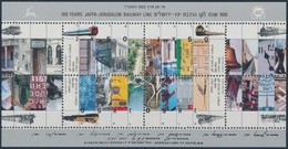 ** 1992 100 éves A Jaffa-Jeruzsálem Vasútvonal Blokk,
100 Years Of The Jaffa-Jerusalem Railway Line Block
Mi 46 - Autres & Non Classés