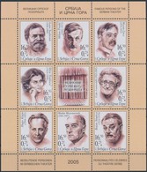 ** 2005 A Szerb Színház Személyiségei Kisív,
Personalities Of The Serbian Theater Kisív
Mi 3249-3256 - Autres & Non Classés