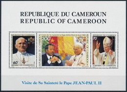 ** 1985 II. János Pál Pápa Blokk,
Pope John Paul II. Block
Mi 24 - Altri & Non Classificati