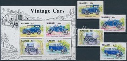 ** 1990 Oldtimerek Sor + Blokk,
Oldtimers Set + Block
Mi 545-548 + Mi 69 - Andere & Zonder Classificatie