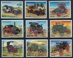 ** 1983 Klasszikus Autók Sor + Kisív,
Classical Cars Set + Mini Sheet
Mi 3633-3642 + Mi 3639 - Andere & Zonder Classificatie