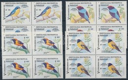 ** 1995 Madarak Sor Négyestömbök,
Birds Set Blocks Of 4
Mi 4693-4696 - Otros & Sin Clasificación