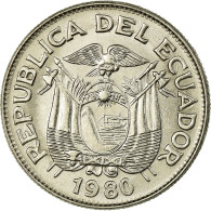 Monnaie, Équateur, Sucre, Un, 1980, TTB, Nickel Clad Steel, KM:78b - Ecuador