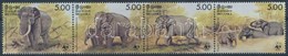 ** 1986 WWF Ceylon-i Elefántok Négyescsík Mi 753-756 - Altri & Non Classificati