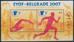 ** 2007 Olimpia, Belgrád Blokk,
Olympics, Belgrade Block
Mi 3 - Altri & Non Classificati