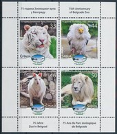 ** 2011 Belgrádi Állatkert Bélyegfüzet Lap,
Zoo In Belgrade Stamp-booklet Sheet
Mi 426-429 - Sonstige & Ohne Zuordnung