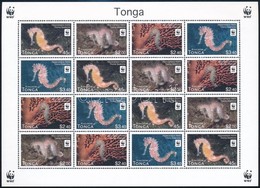 ** 2012 WWF Csikóhalak 4 Sort Tartalmazó Kisív Mi 1768 - 1771 - Otros & Sin Clasificación