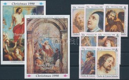 ** 1990 Karácsony, Rubens Sor + Blokksor,
Christmas, Rubens Set + Blockset
Mi 955-951 + Mi 94-95 - Sonstige & Ohne Zuordnung