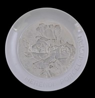 Herendi Porcelán Rózsás Tálka, Jelzett, Hibátlan, D: 15 Cm - Andere & Zonder Classificatie