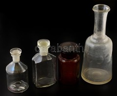 4 Db Gyógyszertári üveg - Glass & Crystal