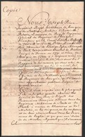 1817 József Nádor 1816. évi Tanúságlevelének Hiteles Másolata, Amelyben Ismerteti Dessewffy László Esztergomi Kanonok, é - Zonder Classificatie