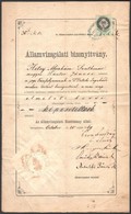 Cca 1870 Sárospataki Jogakadémián Végzett Jogász Igazoló Iratai, Bizonyítvánnyal. Összesen 15 Db Akadémiai Bizonyítvány, - Unclassified