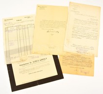 1901-1946 Magyar Királyi Államvasutak által Kiállított Okmány, 6 Db - Zonder Classificatie